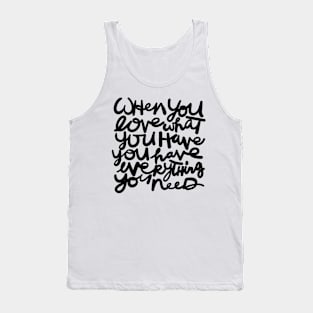 LOVE EVERYTHING Tank Top